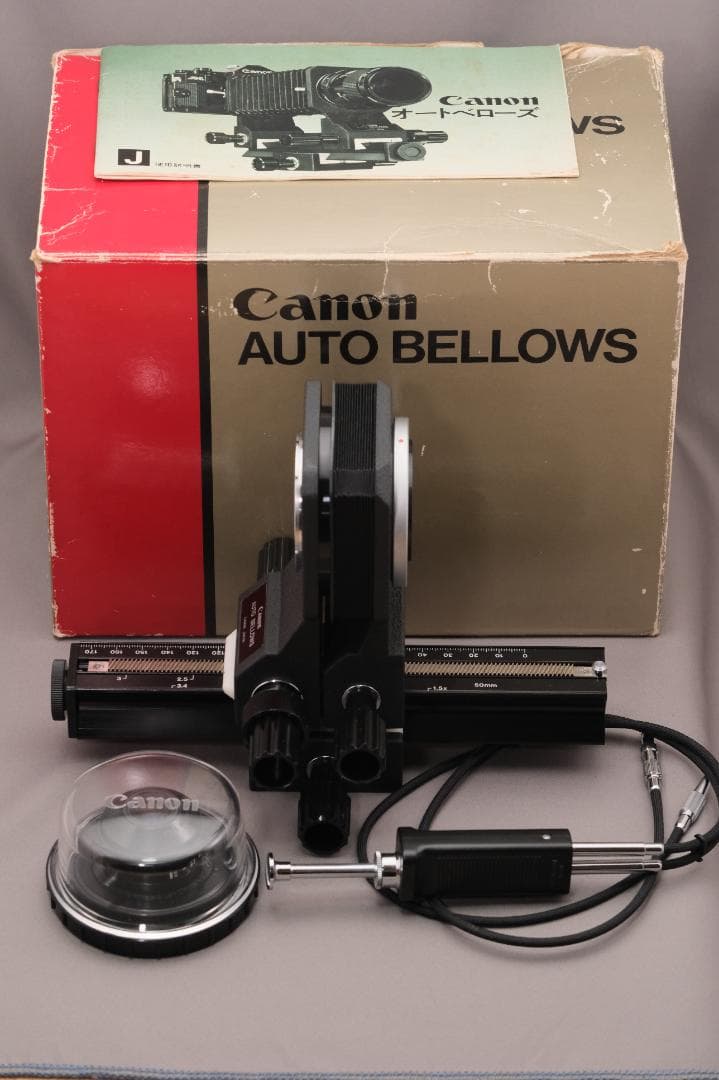 キャノン マクロフォトレンズ 35mm RMS&FDマウント ベローズセット