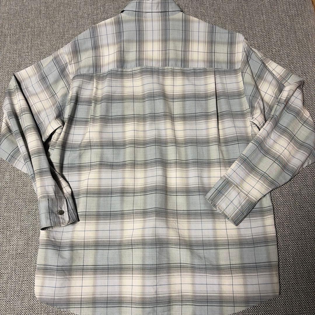 【25SS】 SUPER LIGHT WOOL CHECK SHIRT (3)