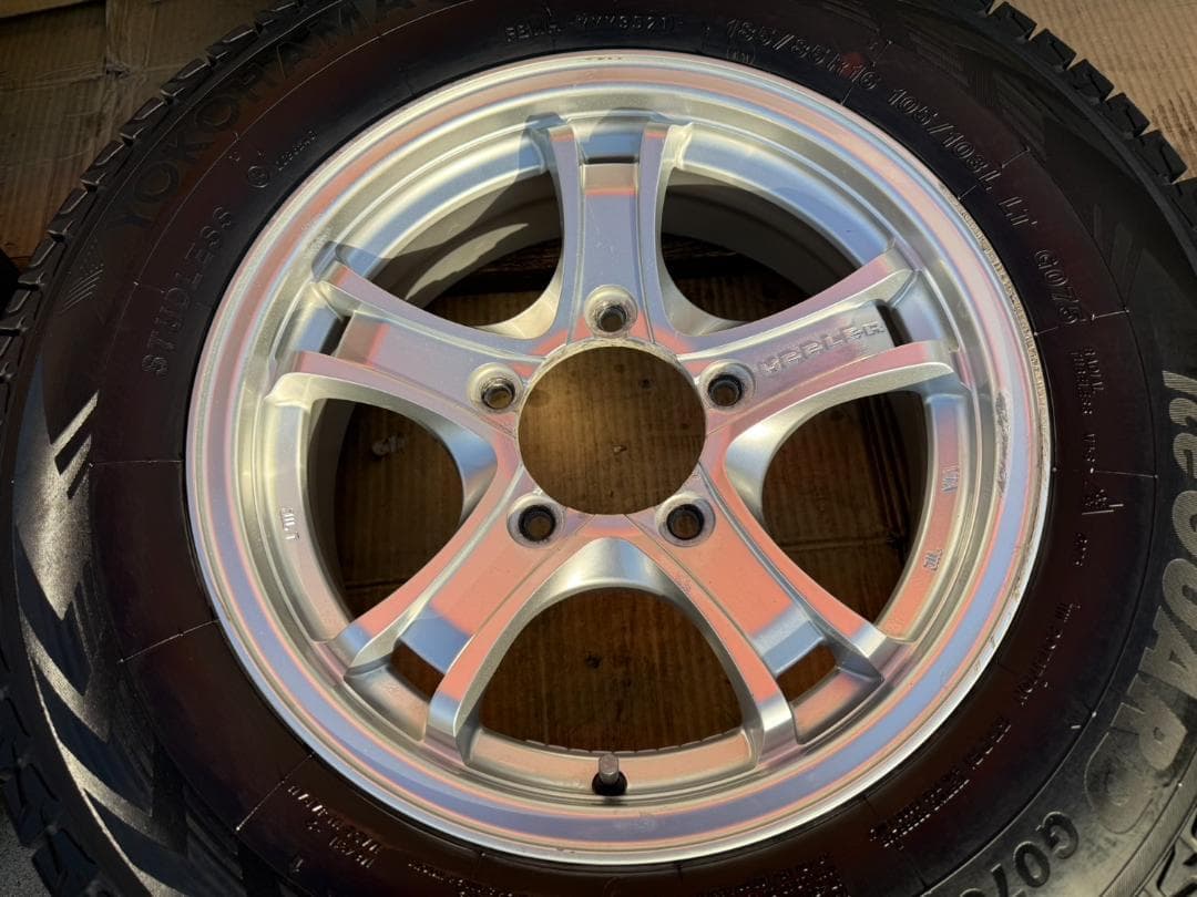 ジムニー スタッドレスセット 185/85R16 2021年製 ウェッズ