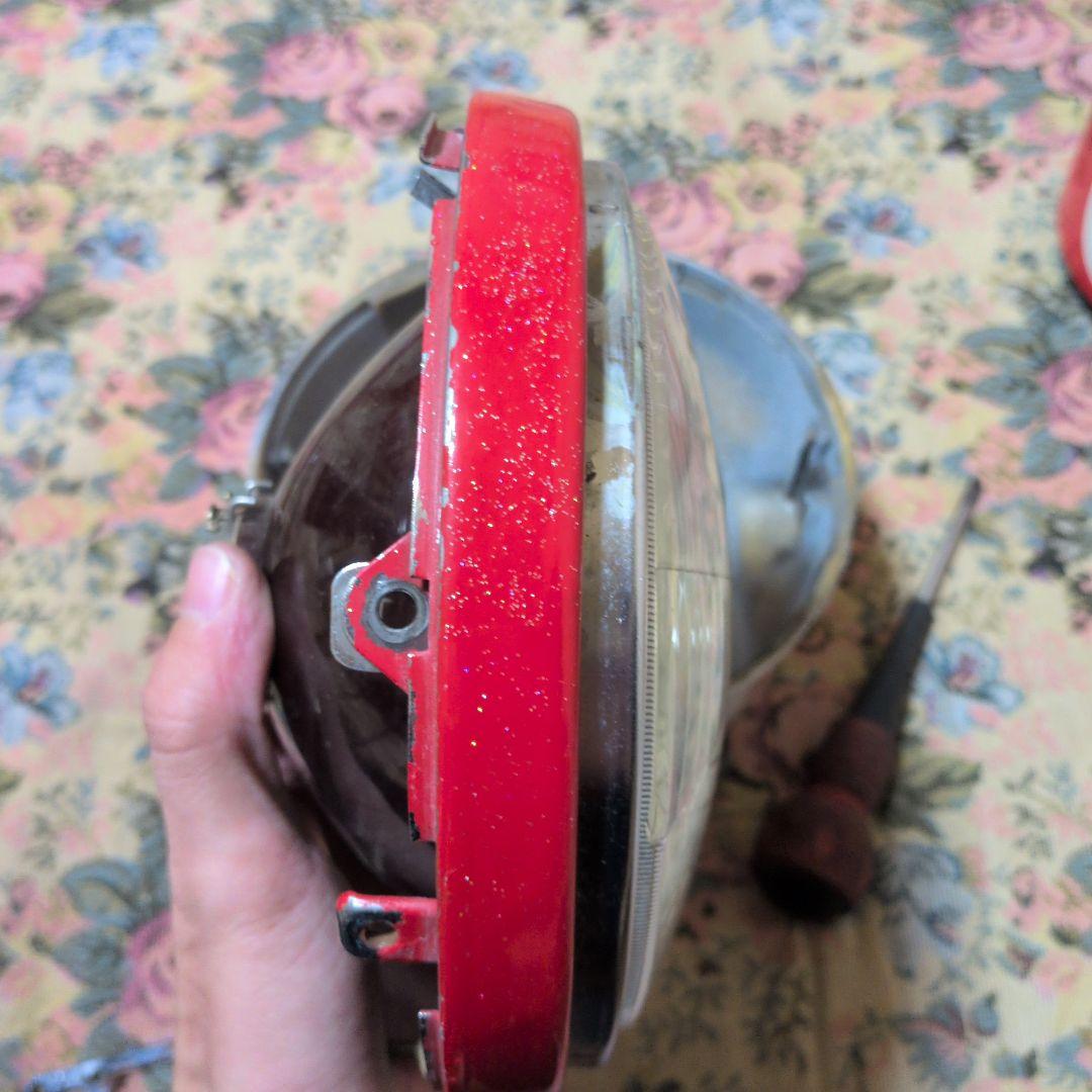 廃盤 シビエ 凸ライト 180π　 おまけ程度のライトケース