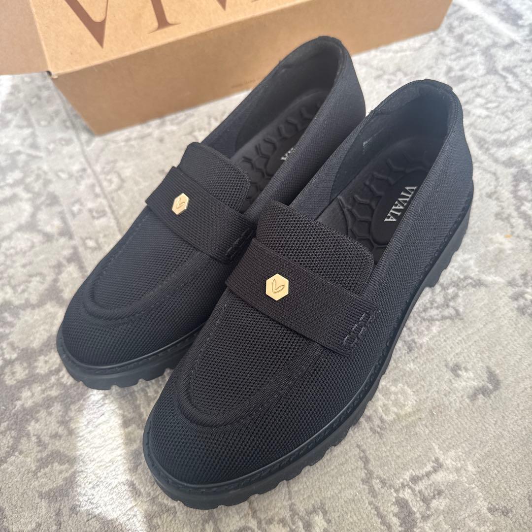 VIVAIA ブラック ローファー39.5