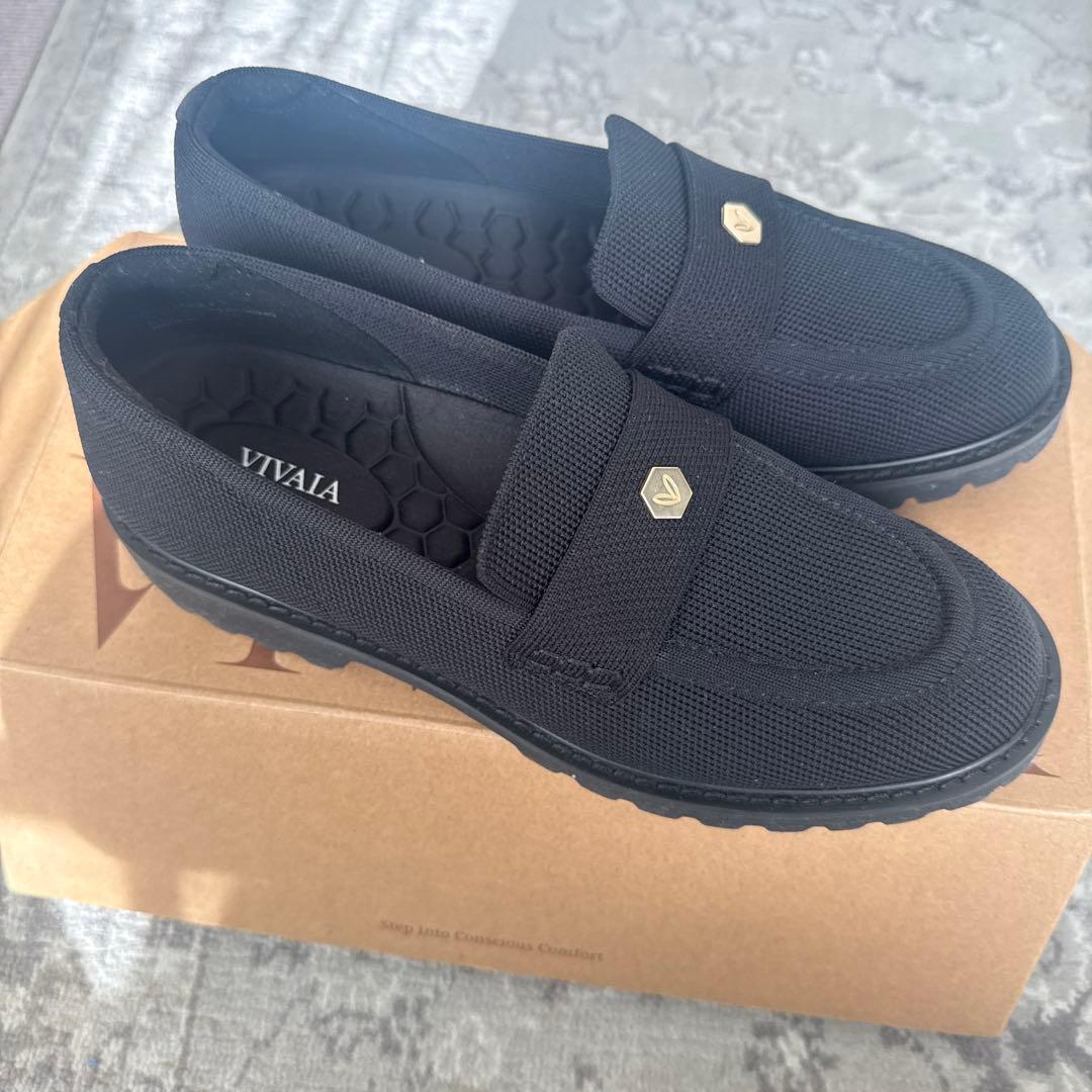 VIVAIA ブラック ローファー39.5