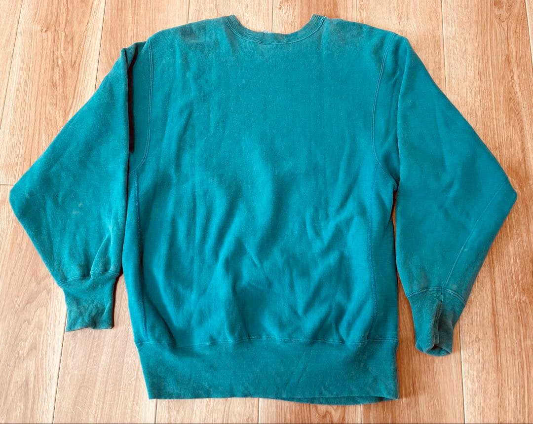 90s Champion Reverse Weave XL USA製 エメラルド