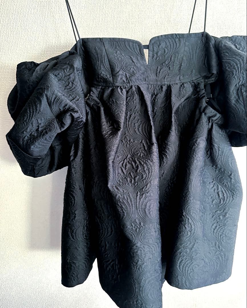 maisonspecial キルティングぺプラムトップス