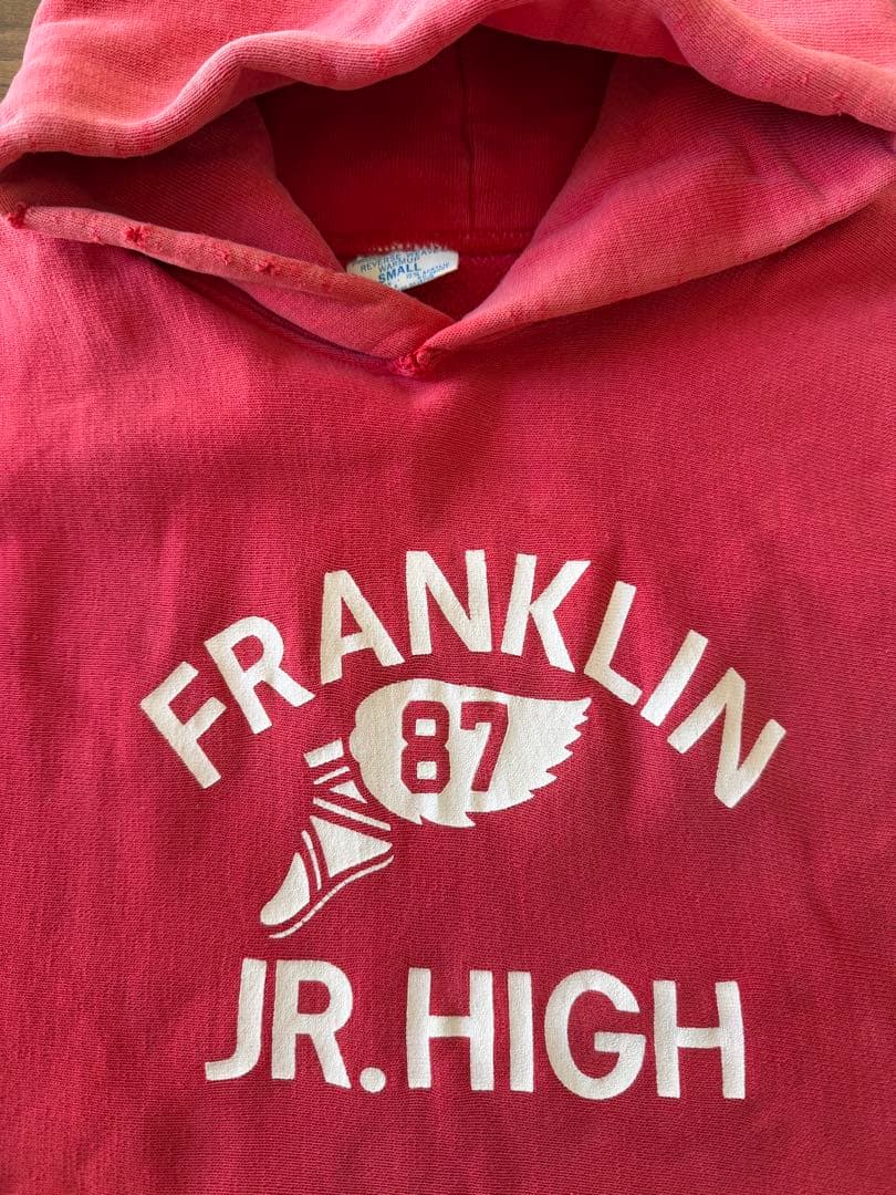 t*a様 70s Champion リバースウィーブ スウェットパーカ単色タグ