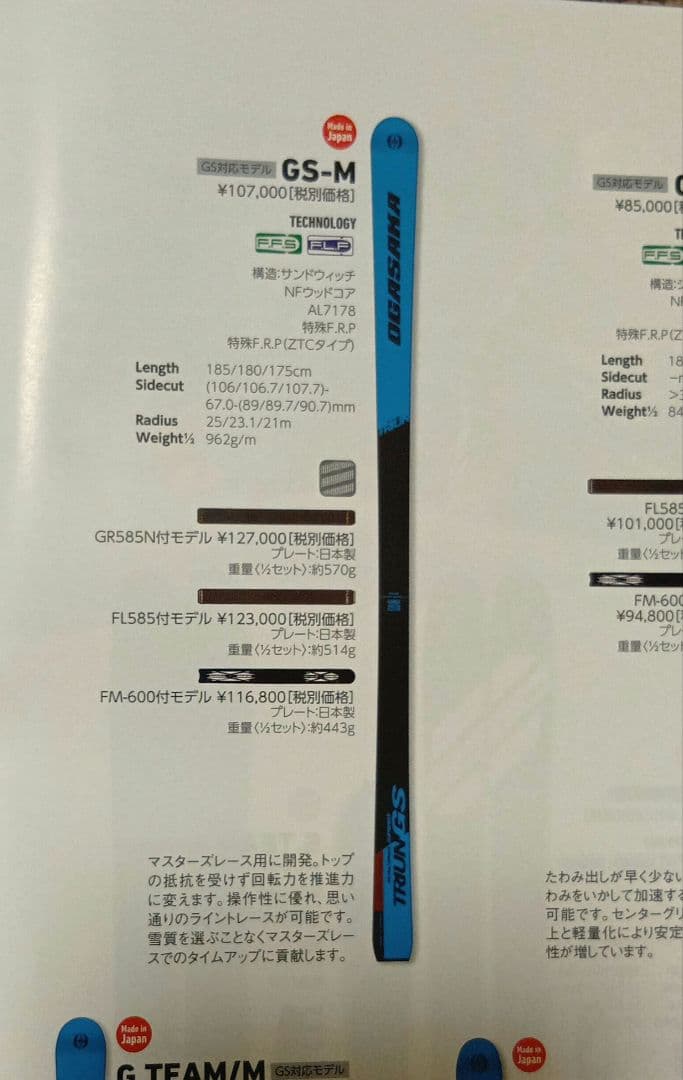 OGASAKA オガサカ　GSマスターズ　GR585 プレート