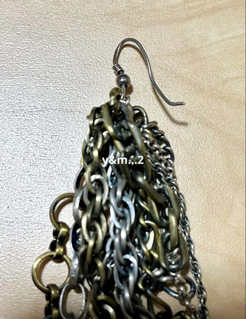 gunda ガンダ ピアス ロングチェーン2個 両耳用 LGB hyde 14