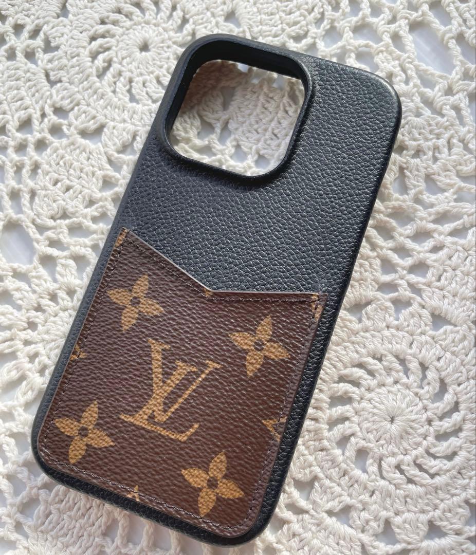極美品　ルイヴィトン　バンパー　モノグラム　iphone14pro ケース