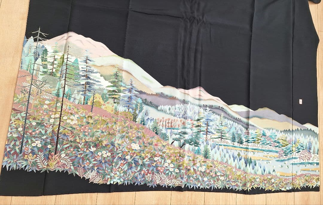 着物リメイクワンピース3701