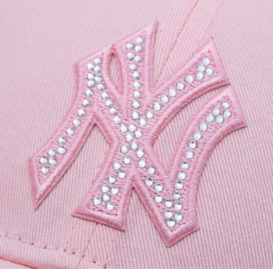 ニューエラ 9FORTY Rhinestone ラインストーン ピンク