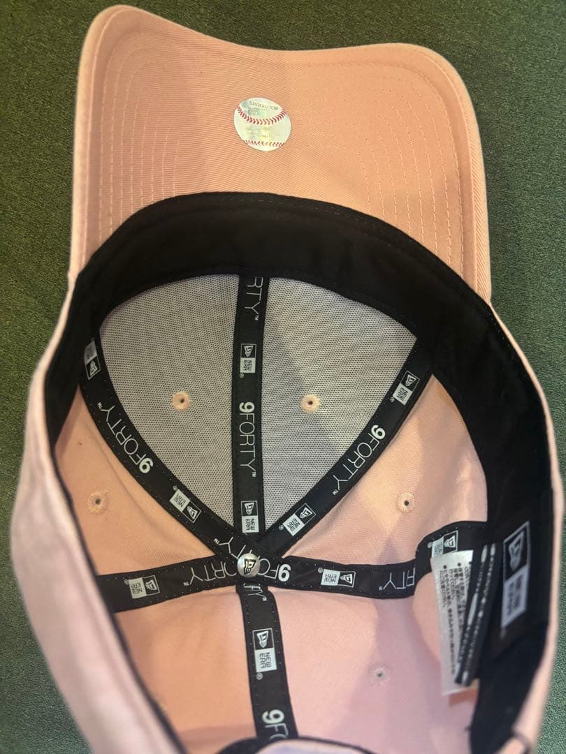 ニューエラ 9FORTY Rhinestone ラインストーン ピンク