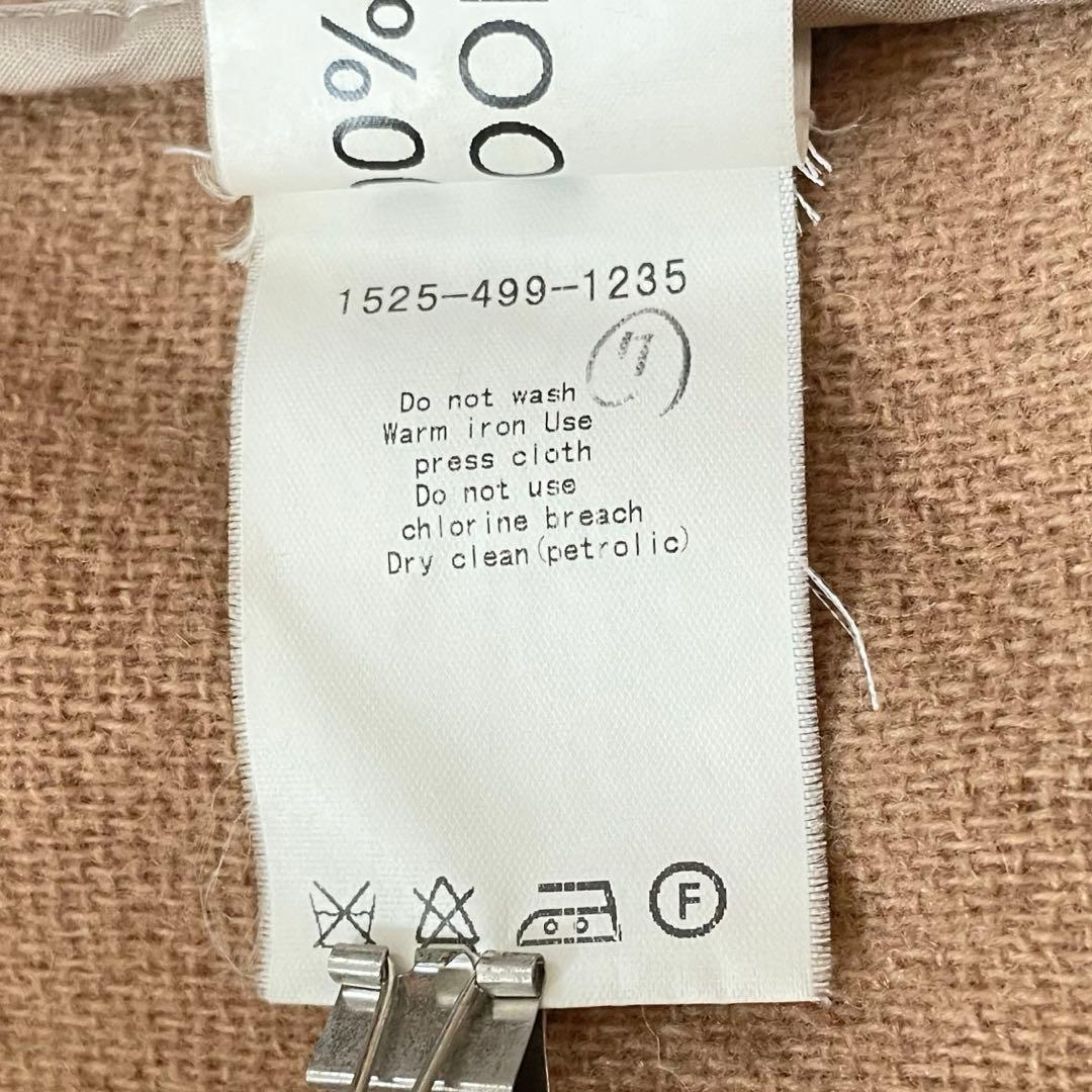 美品✨インバーティア　ダッフルコート　ヘリンボーン　ベージュ　比翼　M相当