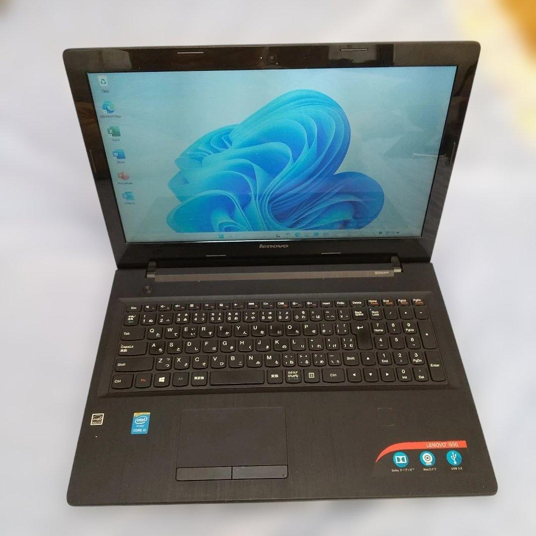 Lenovo ノートPC Windows 11 ブラック Office SSD