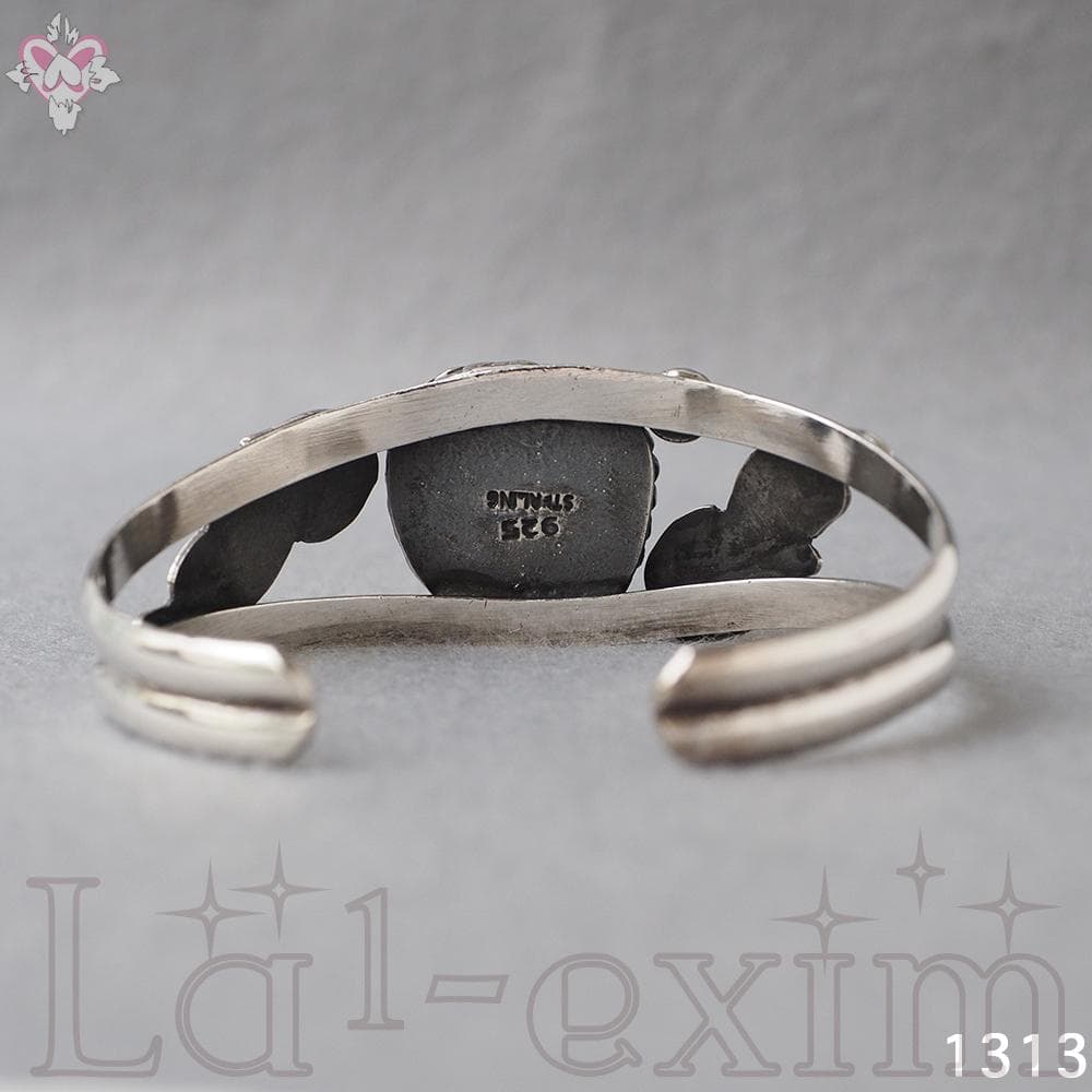 大粒 ナゲット ターコイズ インディアンジュエリー ナバホ族 シルバー バングル