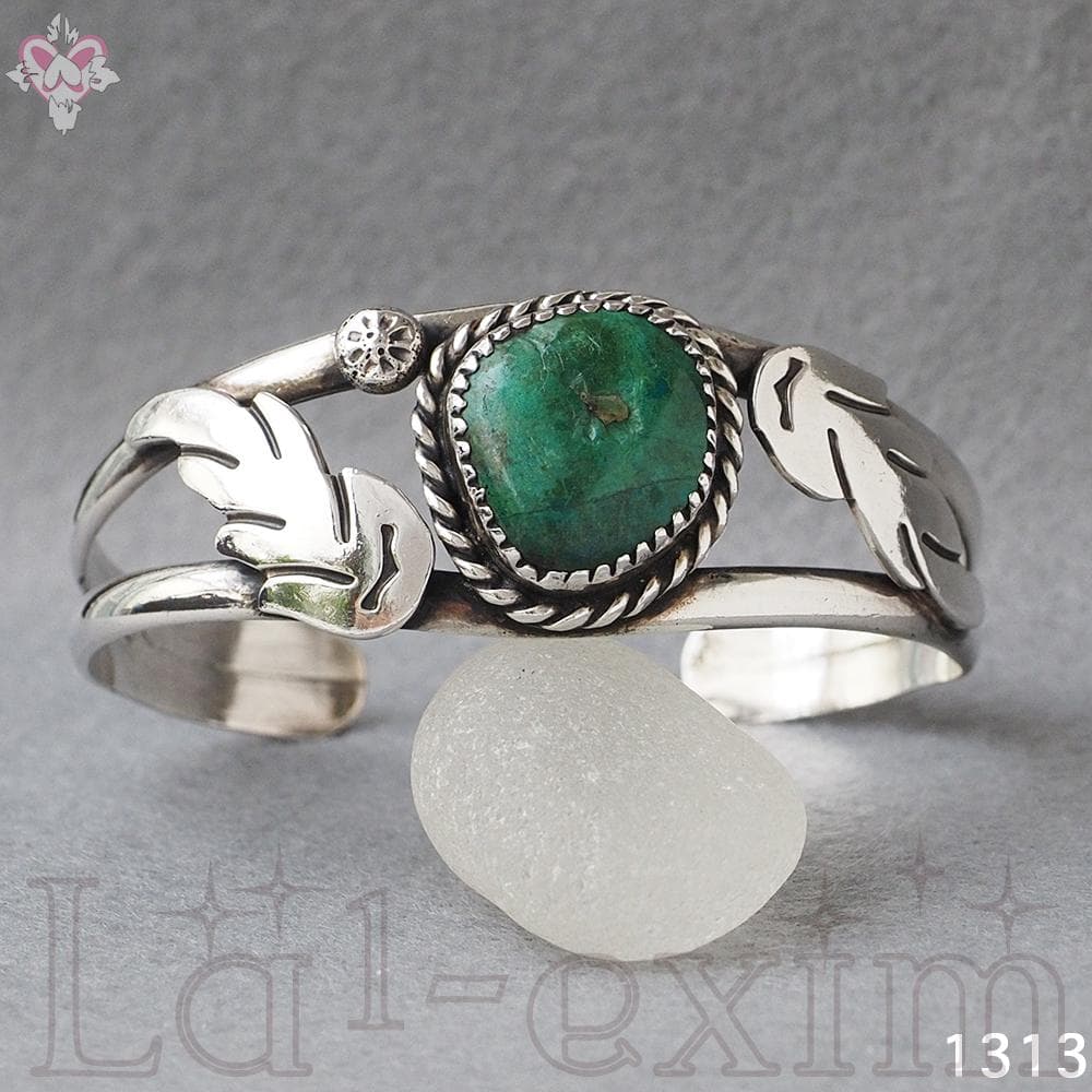 大粒 ナゲット ターコイズ インディアンジュエリー ナバホ族 シルバー バングル