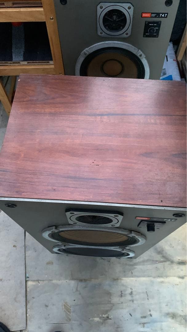 R*a様 SONY スピーカーペア SS-747 8Ω 80W ソニー 昭和レト