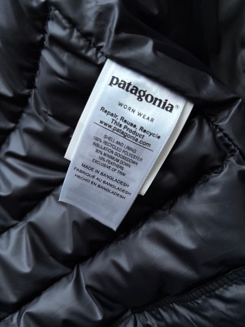 美品　2019年製　パタゴニア　ダウンセーター　ブラック　Mサイズ