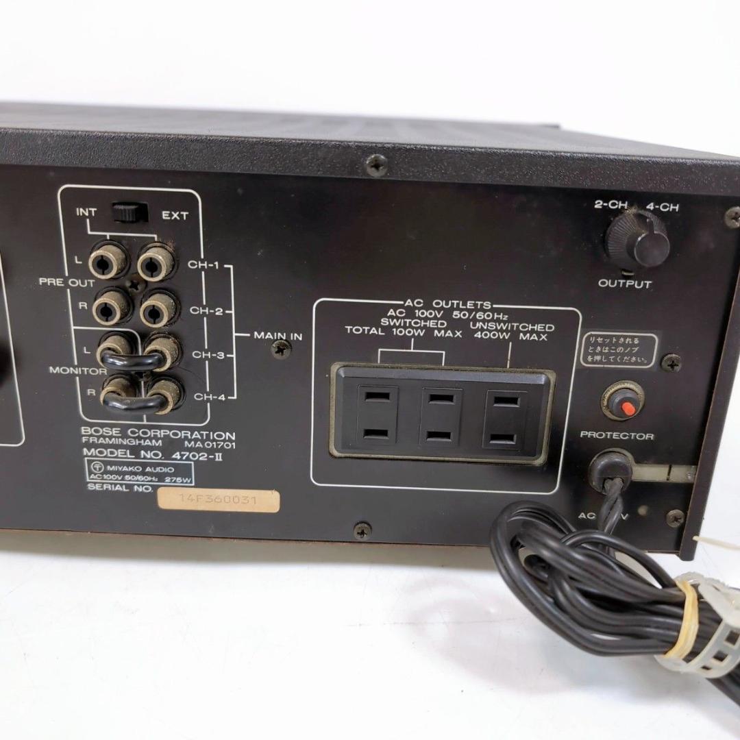 BOSE ボーズ 4702-Ⅱ プリメインアンプ AMPLIFIER