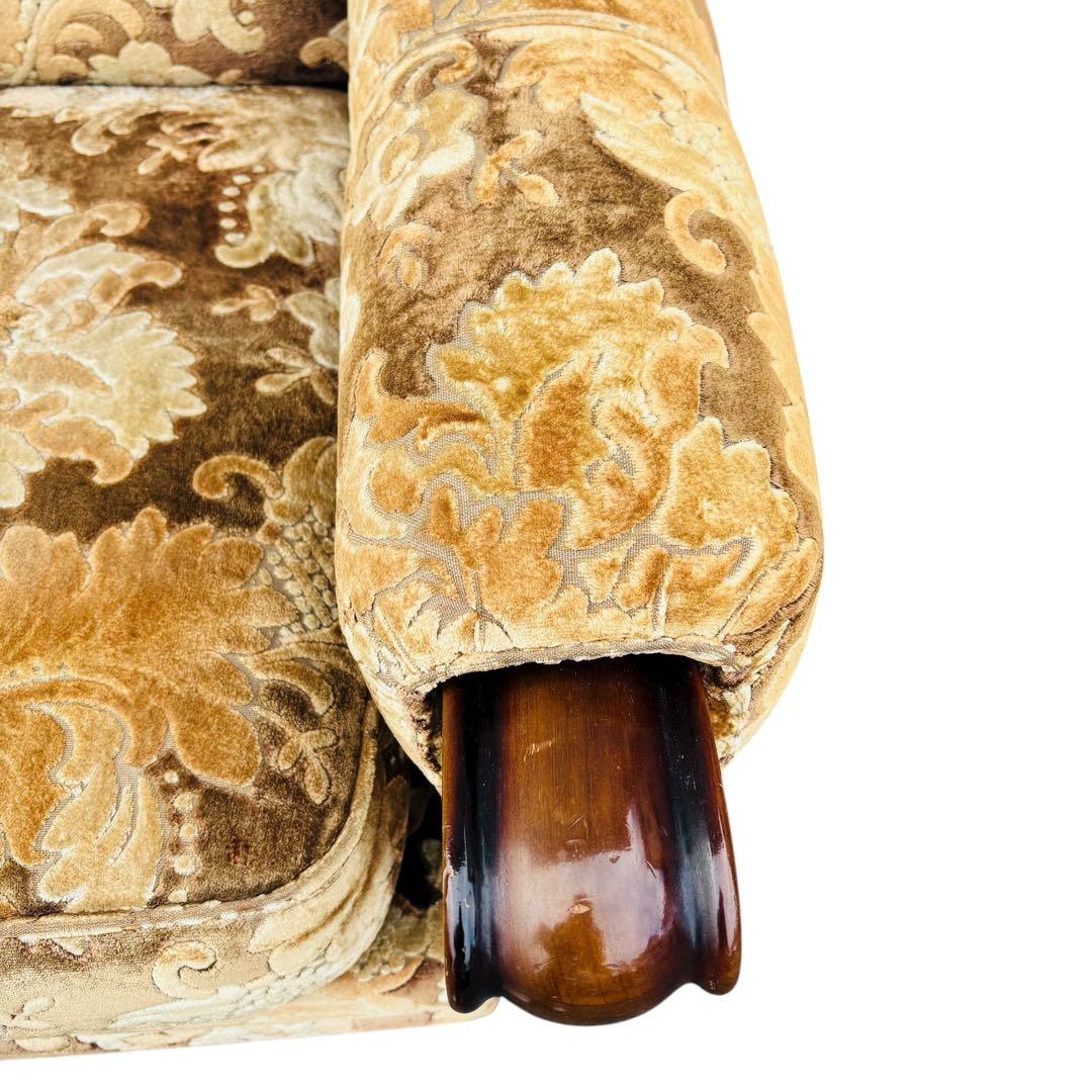 オールドカリモク 1人掛けソファ 金華山　昭和レトロ　ヴィンテージ