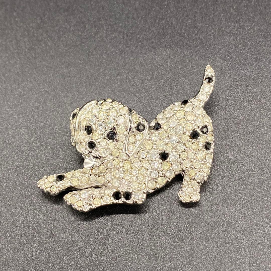 BUTLER & WILSON バトラー&ウィルソン ダルメシアン犬 ブローチ