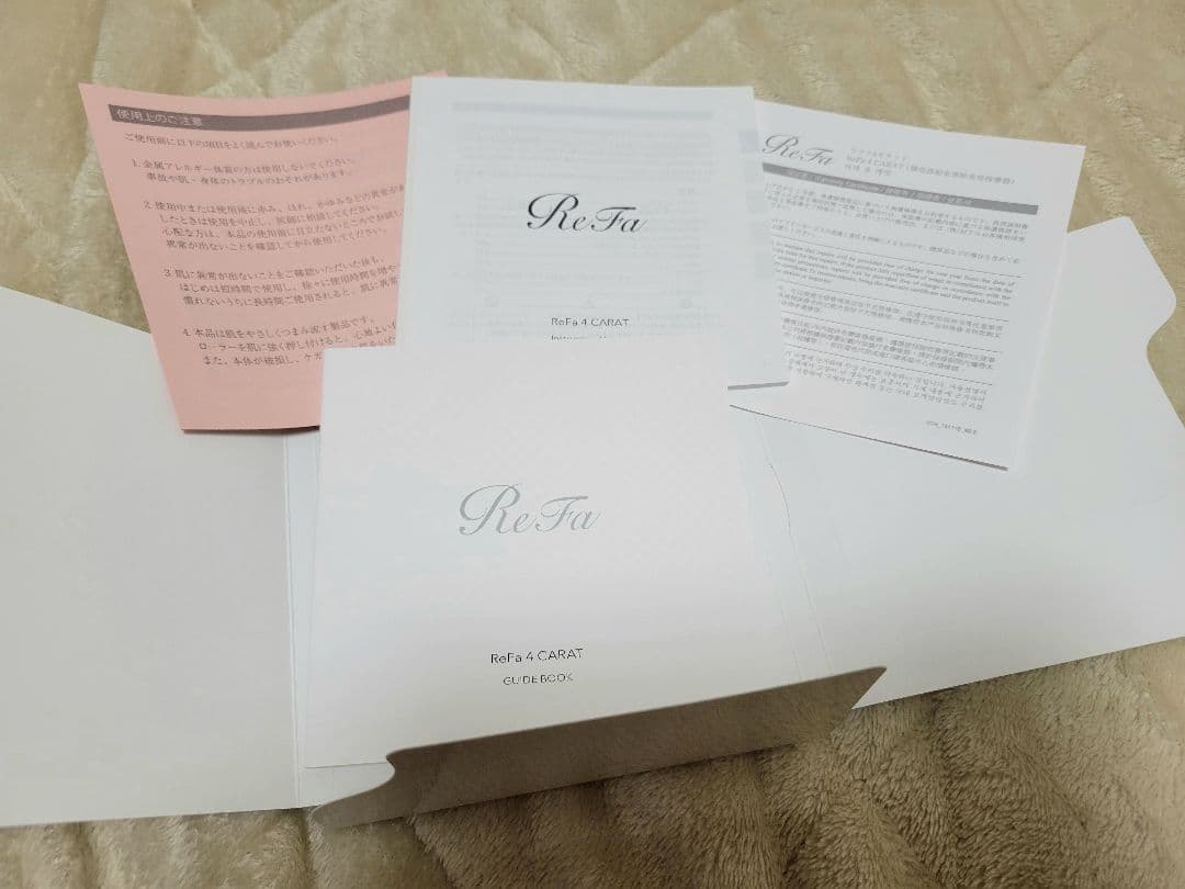 yui様　新品　リファ　フォーカラット　ReFa 4 CARAT　ショッパー付き