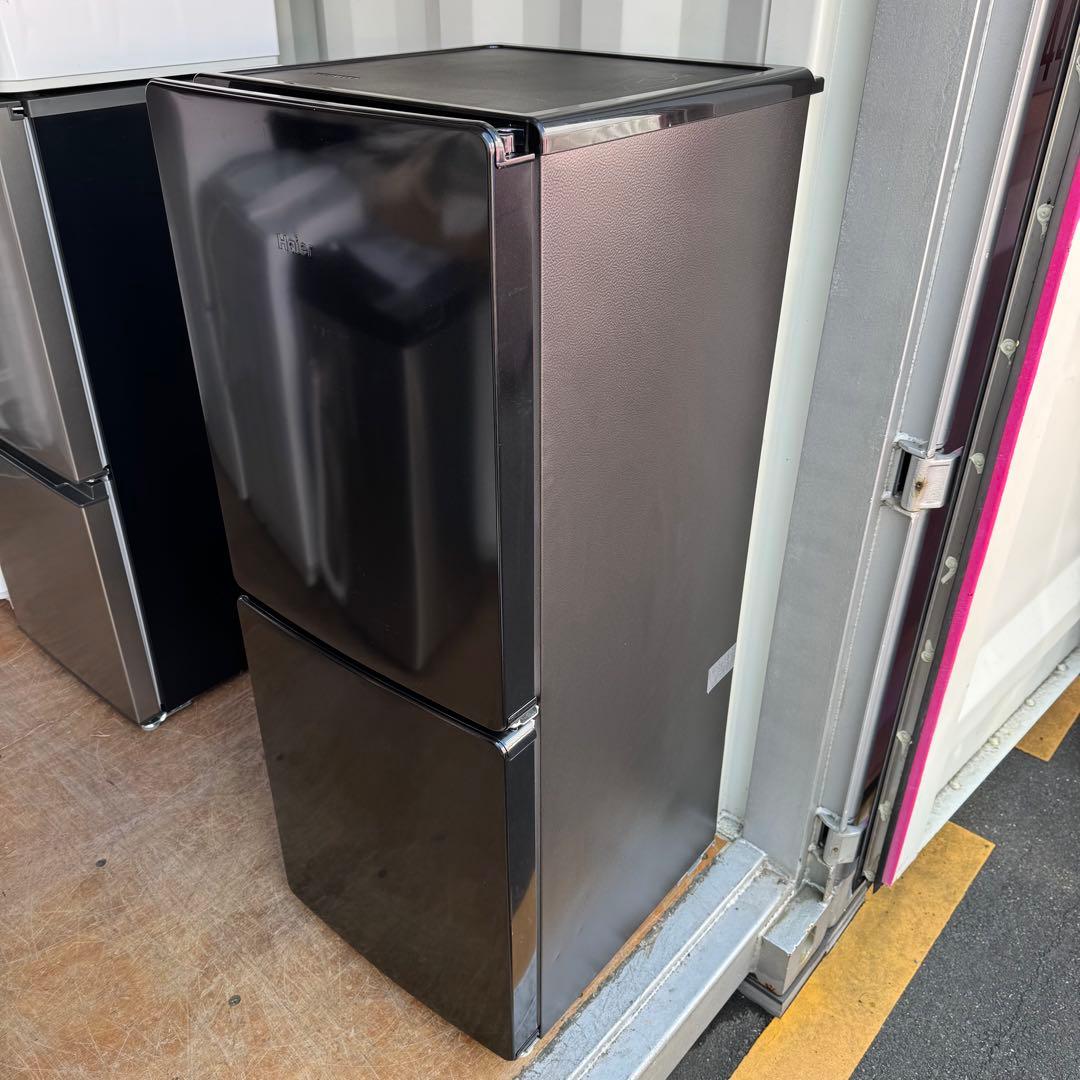 C7317★2024年製美品★ハイアール冷蔵庫ヤマダ洗濯機ブラック黒　家電セット