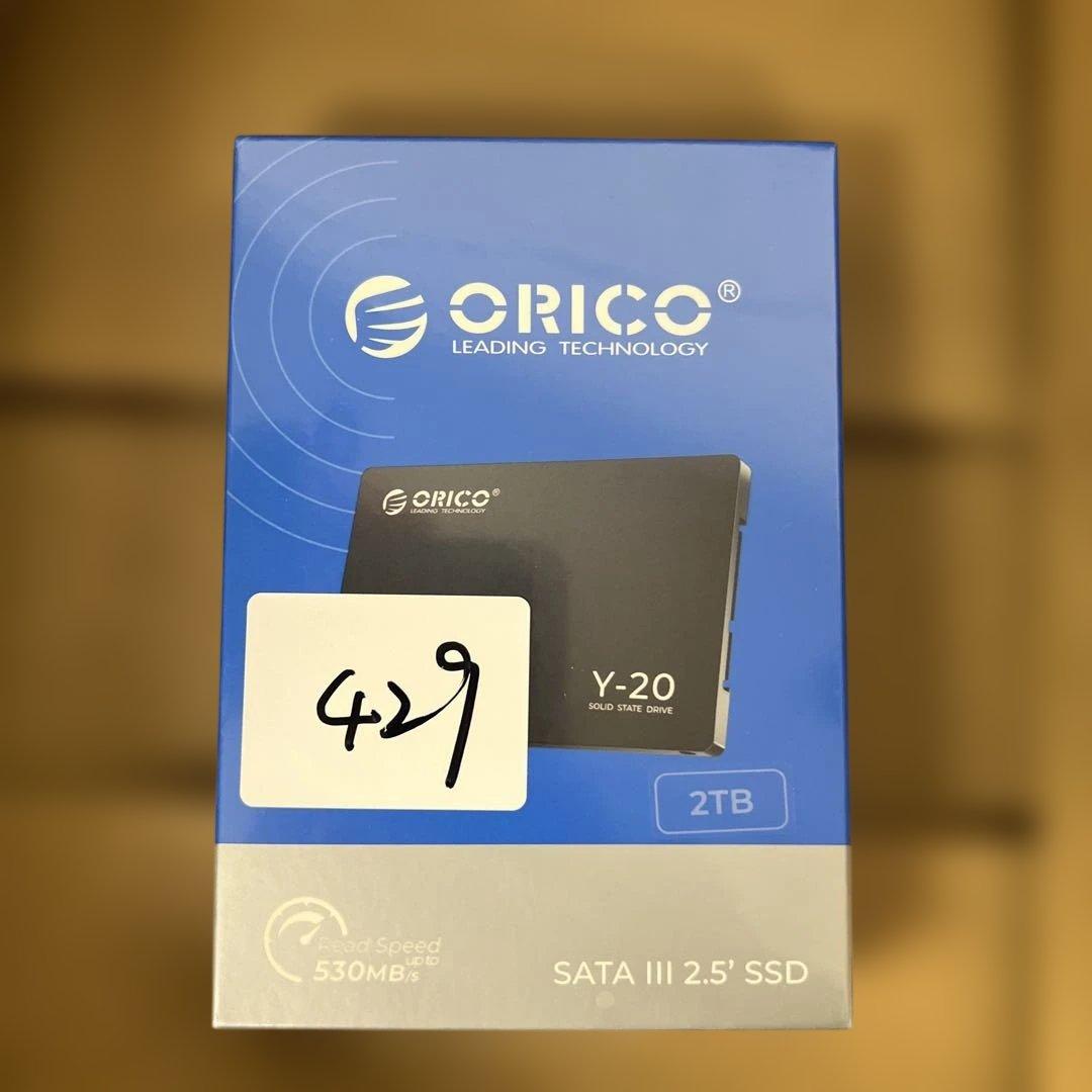 最後1点　429 ORICO Y20 2TB 内蔵型SSD 未開封