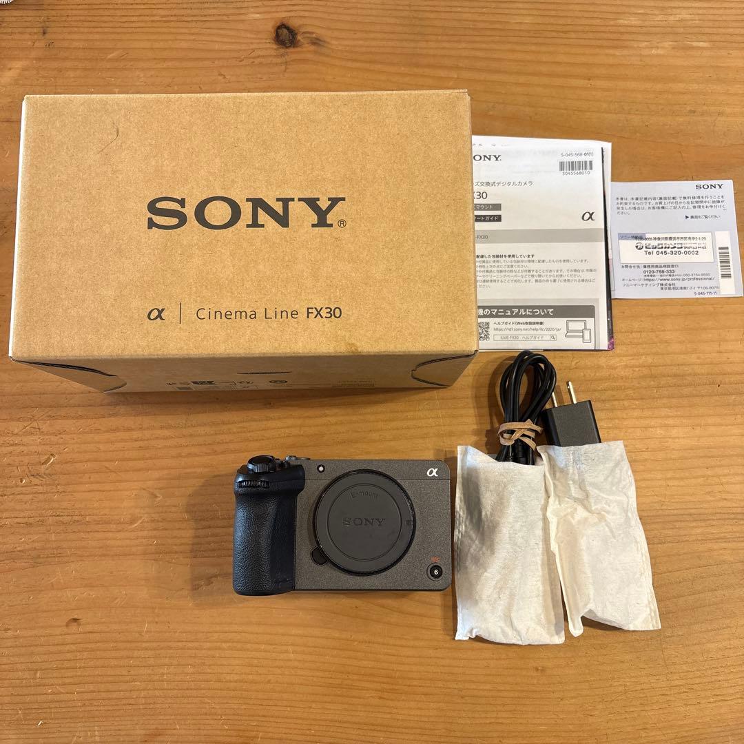 SONY FX30 ミラーレスカメラ バッテリー2個　その他