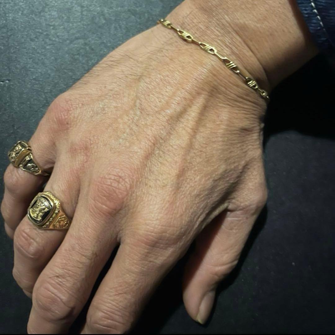 仮専用　ヴィンテージカレッジリング10k2個 ヴィンテージ14Kブレスレット