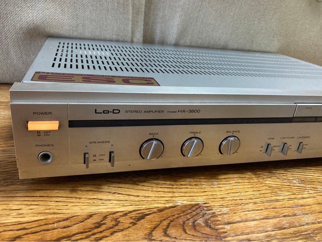 【動作品】 HITACHI Lo-D プリメインアンプ HA-3800