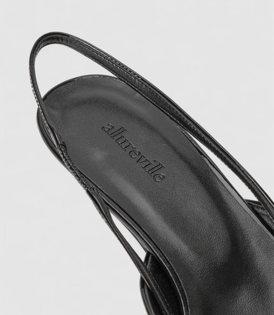 【allureville】ポインテッドバッグストラップパンプス