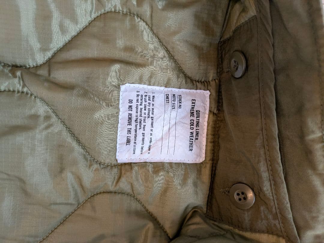 フリークスストア m-65 インナー付き