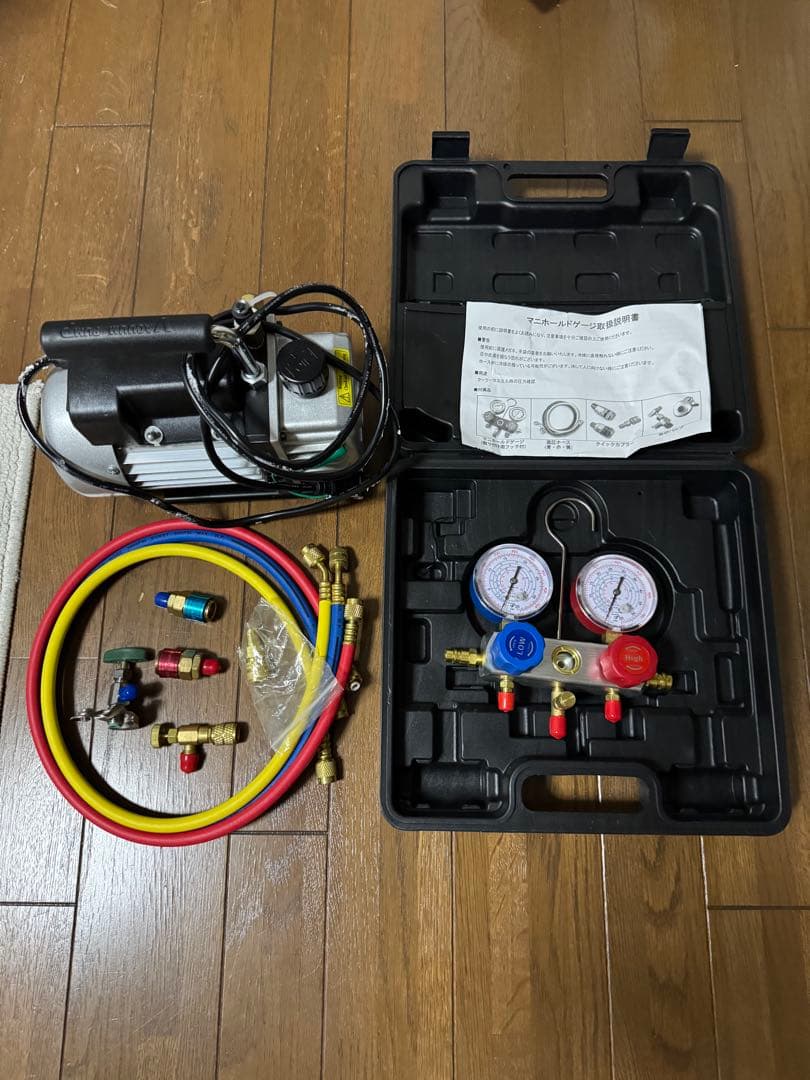 エアコン 工事 汎用 車 電動 エアコンチャージキット