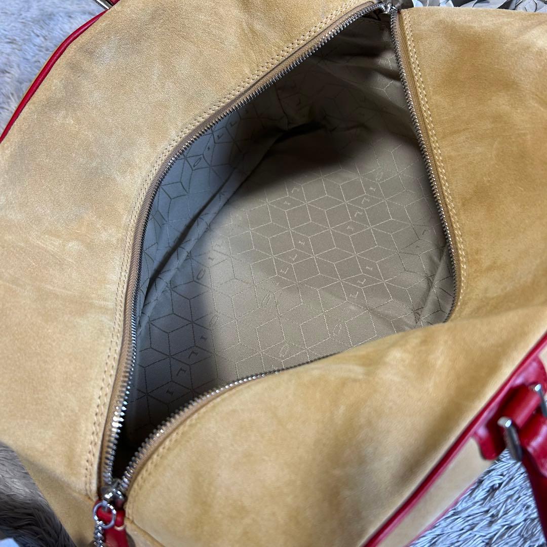 B*r様 【希少品】 GILLI ジリ　スエードバッグ　ボストンバッグ　バスケッ