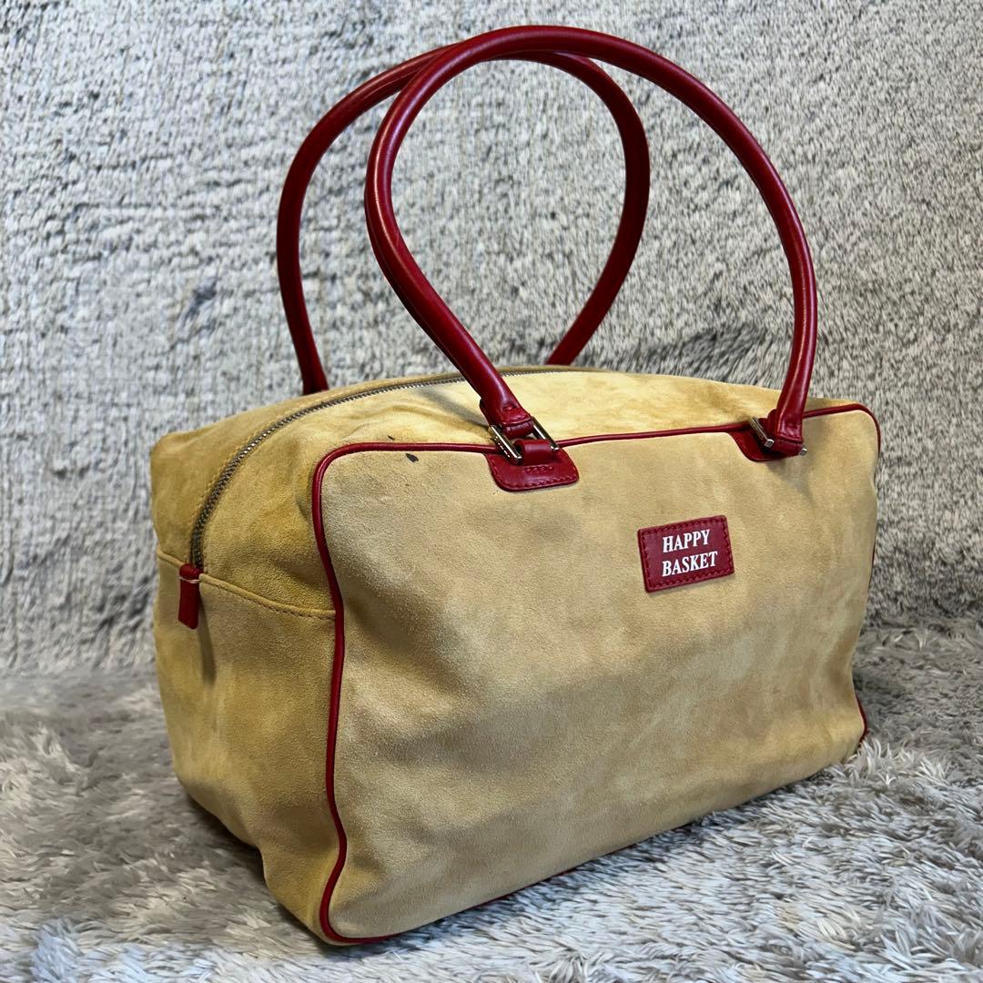 B*r様 【希少品】 GILLI ジリ　スエードバッグ　ボストンバッグ　バスケッ