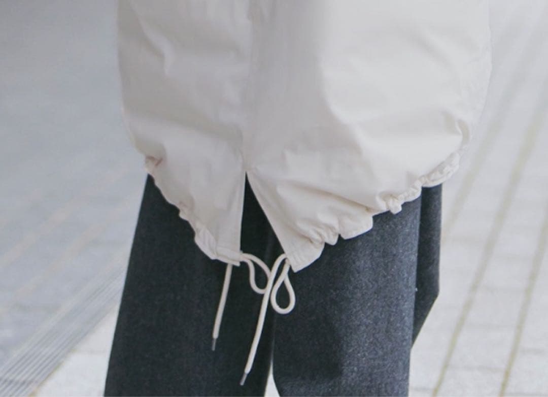 【美品】スピック＆スパン 撥水フーデッドダウンコート サイズ３６／黒