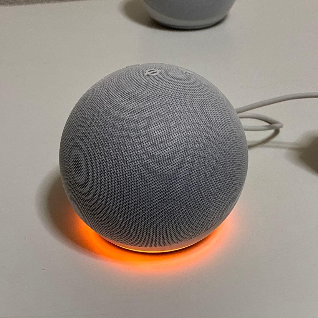 2個ペアEcho Dot with clock とEcho dot 第五世代