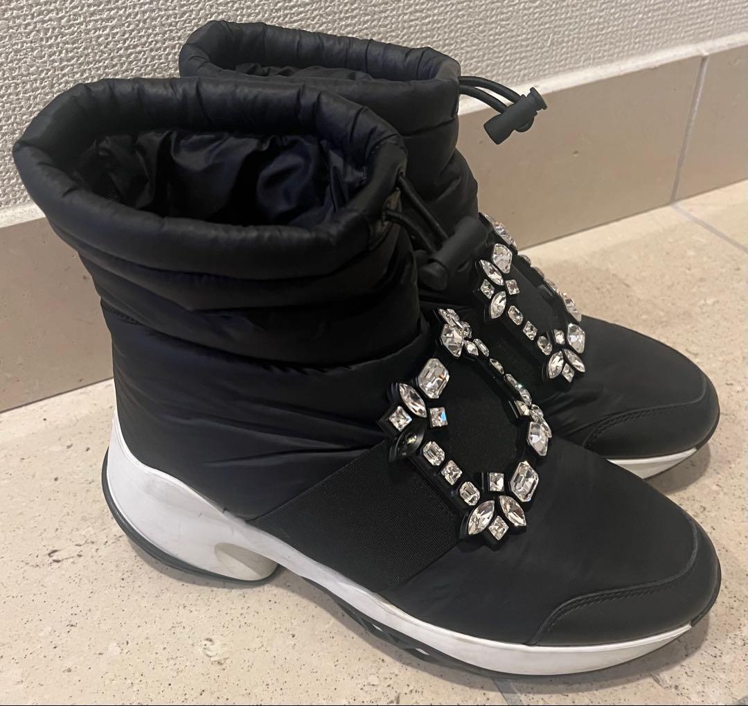 ロジェヴィヴィエ　ヴィヴ ラン スノーブーツ　35 黒