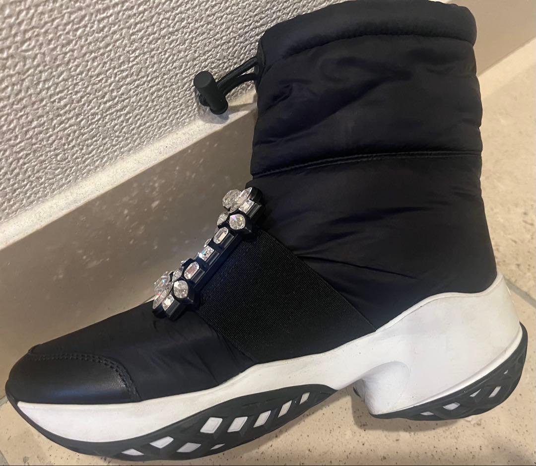 ロジェヴィヴィエ　ヴィヴ ラン スノーブーツ　35 黒