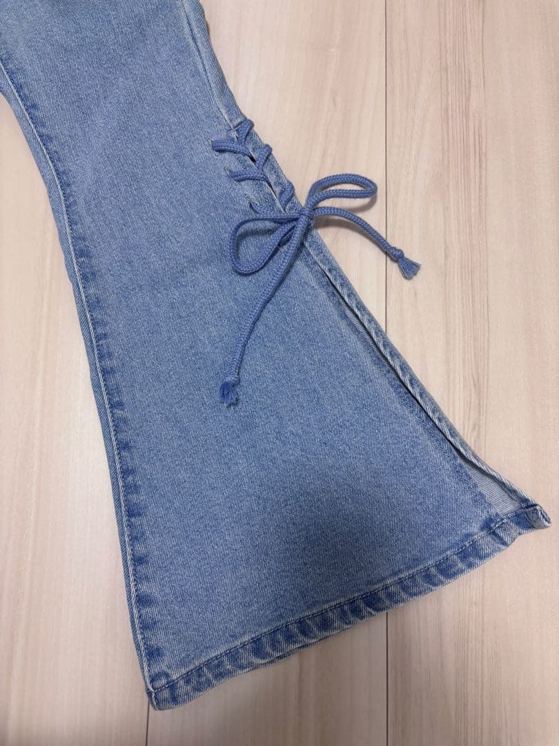 Lumignon ルミニョン デニムパンツ ブルー Sサイズ 春