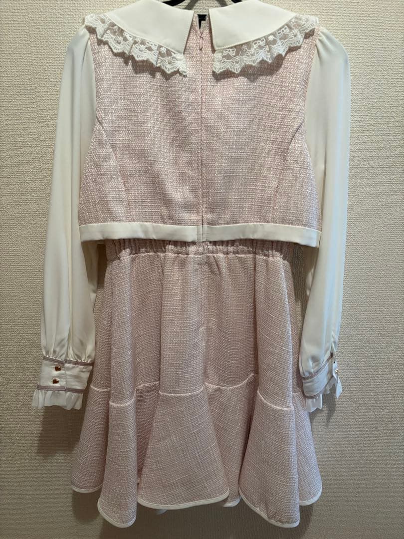 [ 専用出品 ]LIZLISA セットアップライクツイードワンピース