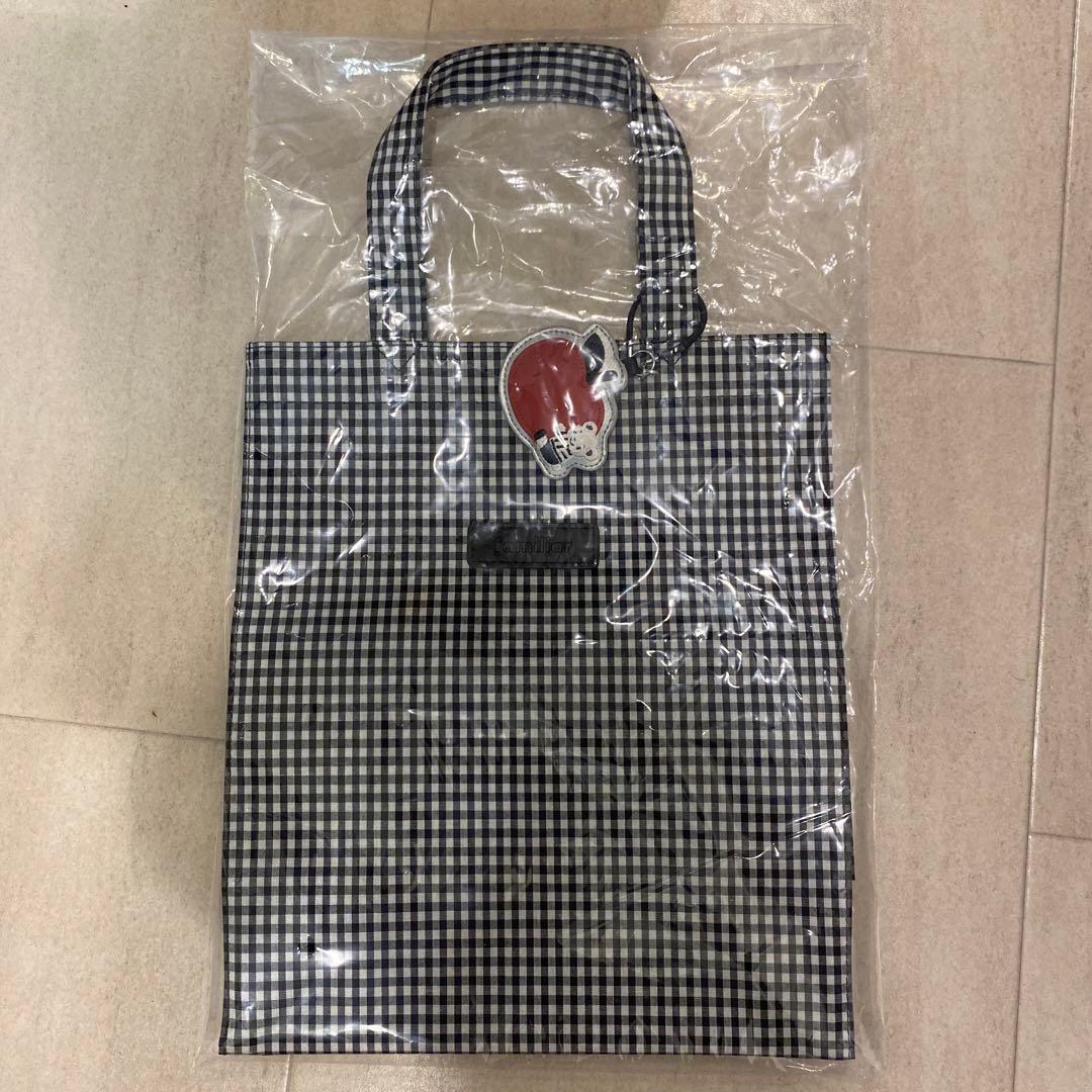 ファミリア　トートバッグ　ギンガムチェック　新品