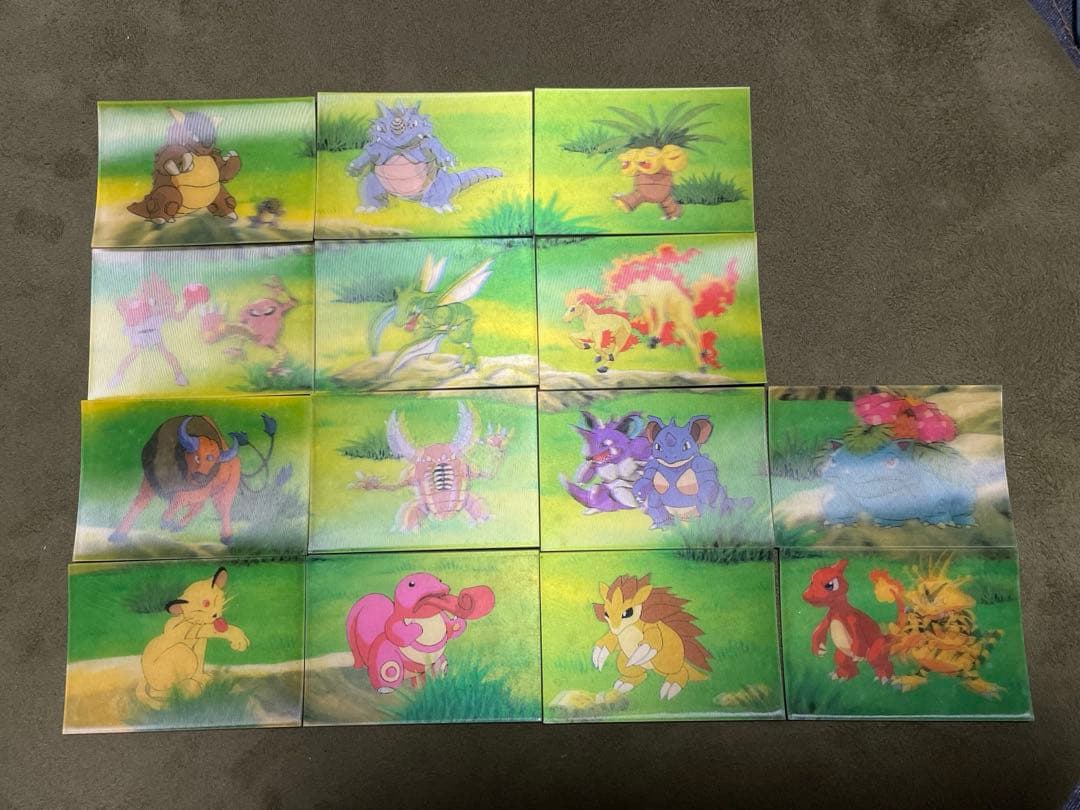 ポケモン レンチキュラー 3Dカード 明治 ミルクココア そうげん