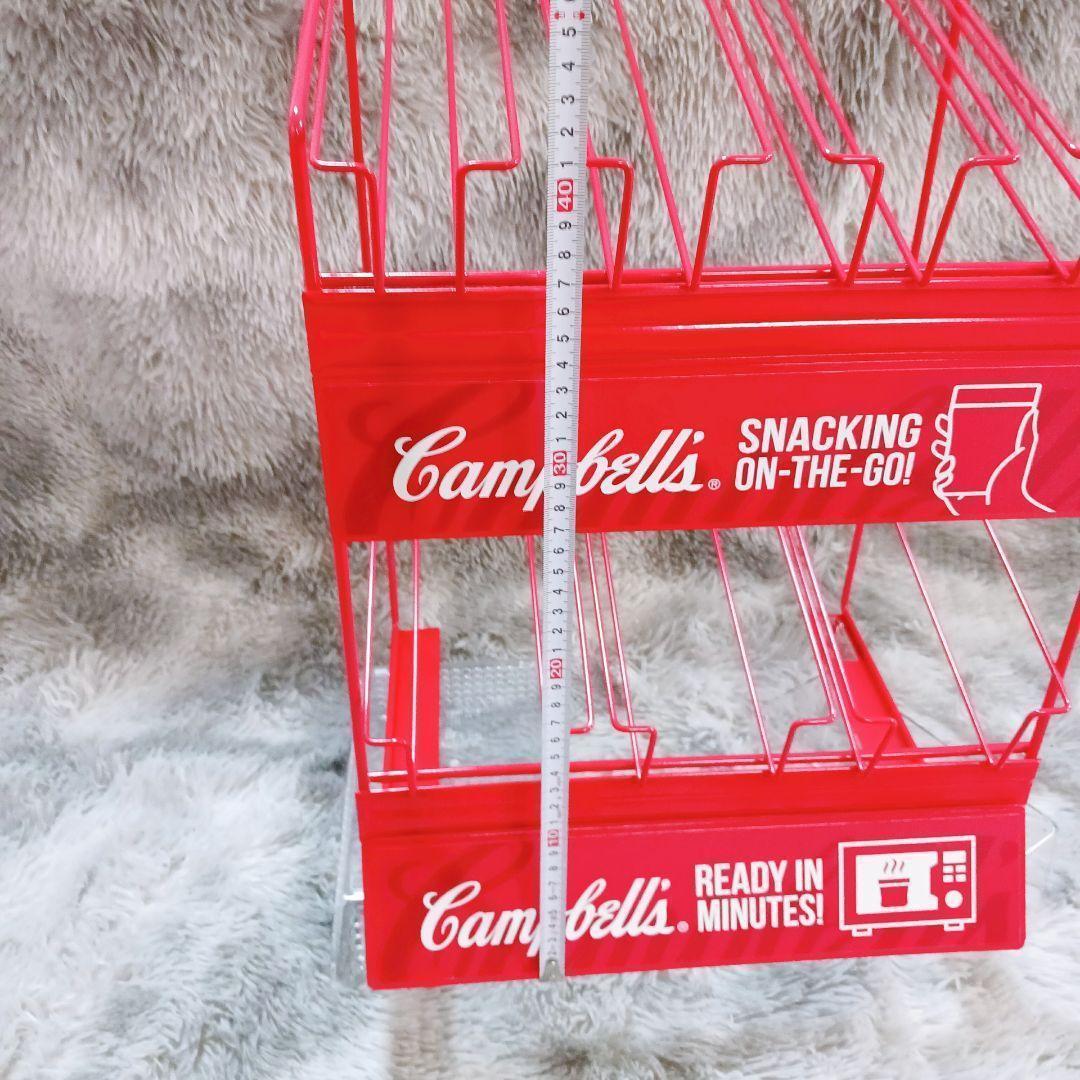 ❤️海外限定❤️非売品レア❤️キャンベル スープ収納ラック レッド✨キッチン✨