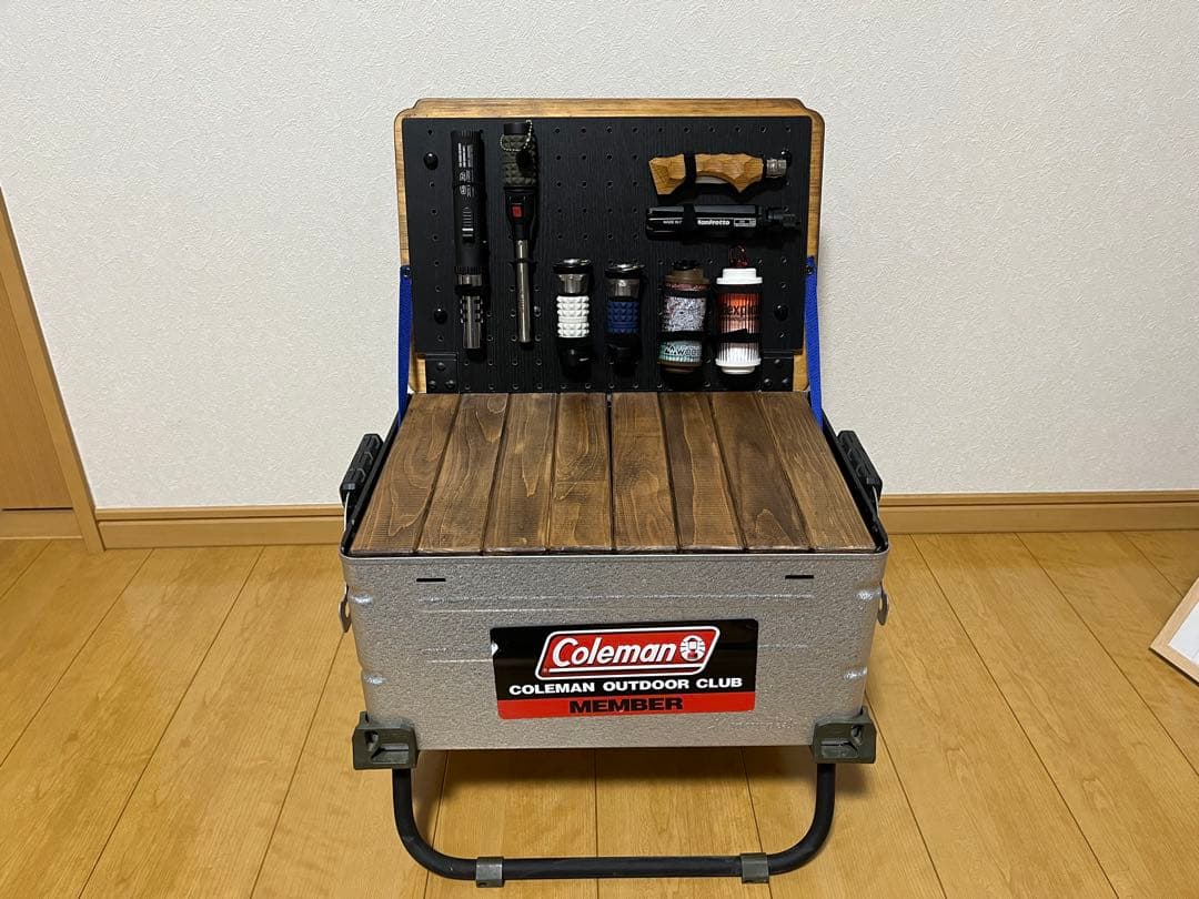 アウトドアモンスター生刷り　スノーピークシェルコン25片開き天板　有効ボード付き