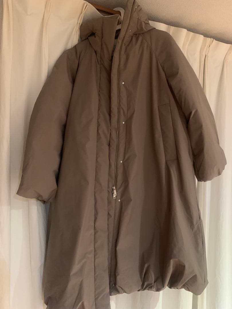 CLANE クラネ BALLOON HOODIE LONG DOWN COAT