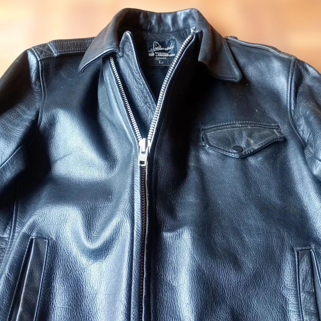 ruler　Sakakihara 舘ブラック レザー シングルライダース