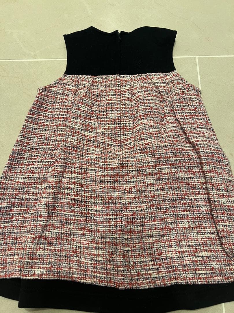 ファミリア　音楽モチーフワンピース　90