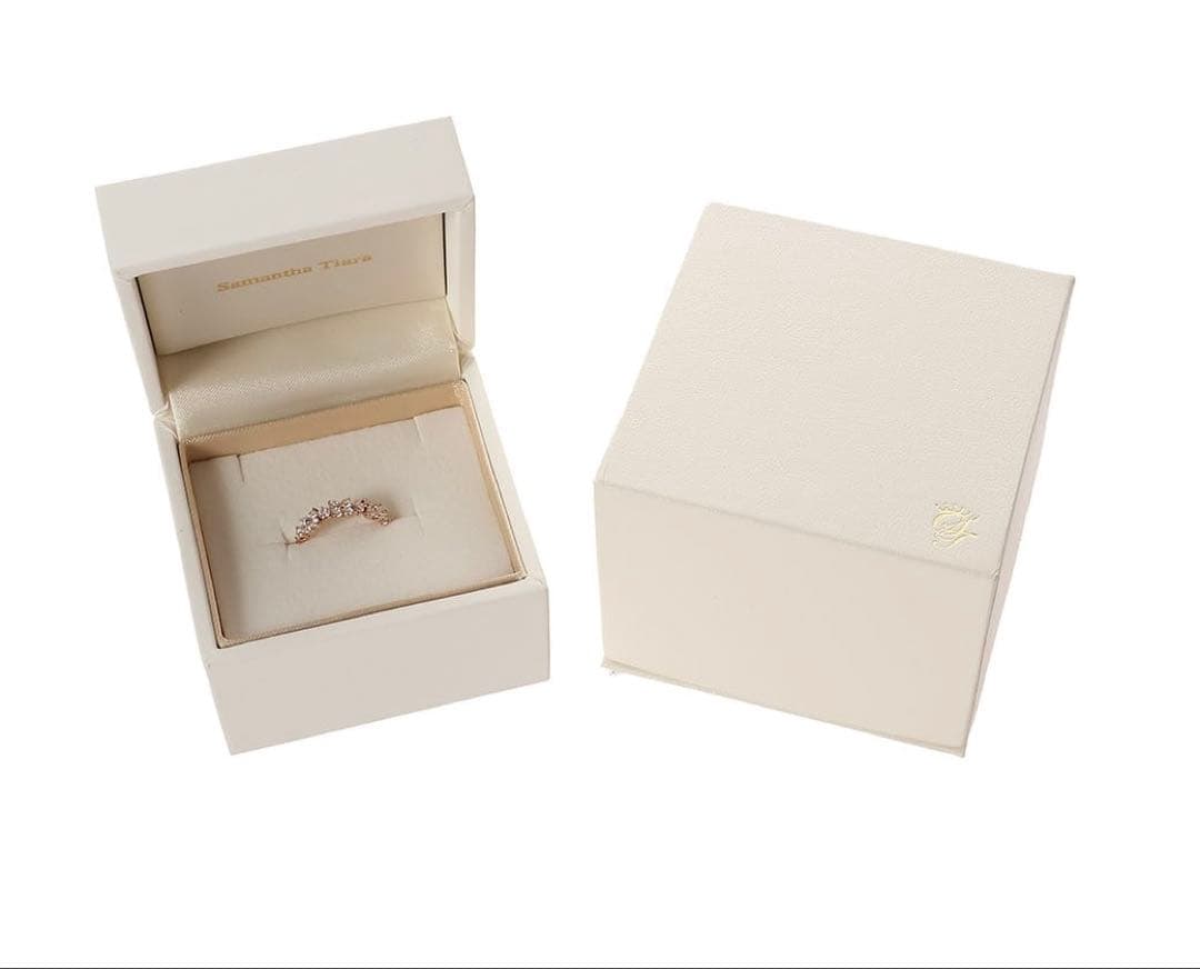 サマンサティアラフラワーモチーフバンドリングジュエリーツツミ指輪13号ヨンドシー