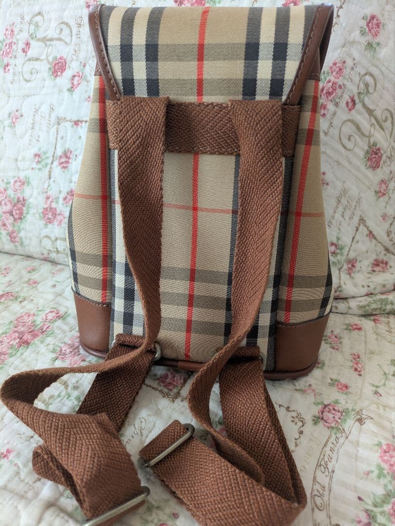 ヴィンテージ　希少　刻印　エンブレム　BURBERRY　キッズ　ベビー　リュック